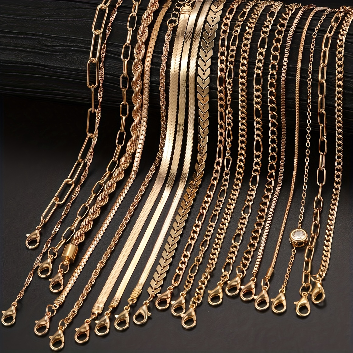 Vintage Snake Chain Link Set for Men & Women